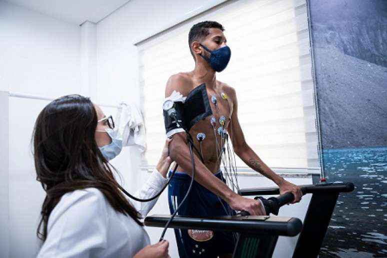 Os exames são preventivos e boa parte dos atletas já está sendo avaliada antes das férias-(Bruno Haddad/Cruzeiro)