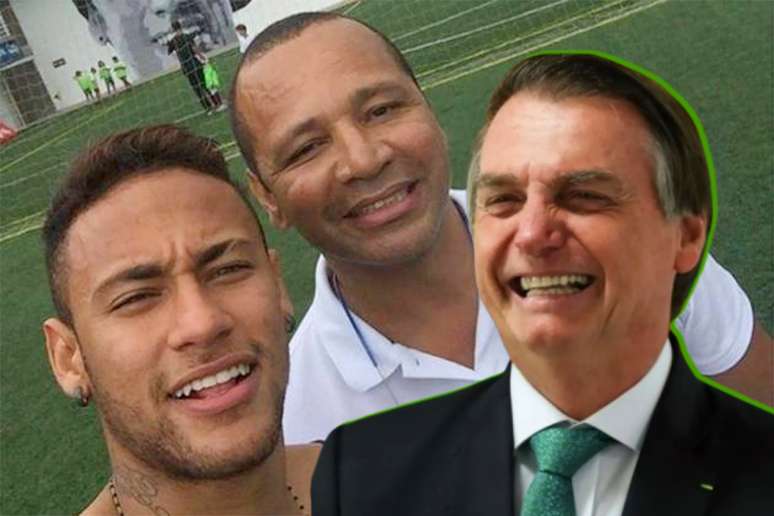 Neymar e Neymar pai fazem questão de manter boa relação com o presidente Jair Bolsonaro