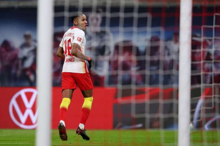 Nkunku marcou o gol da vitória (Foto: Ronny HARTMANN / AFP)