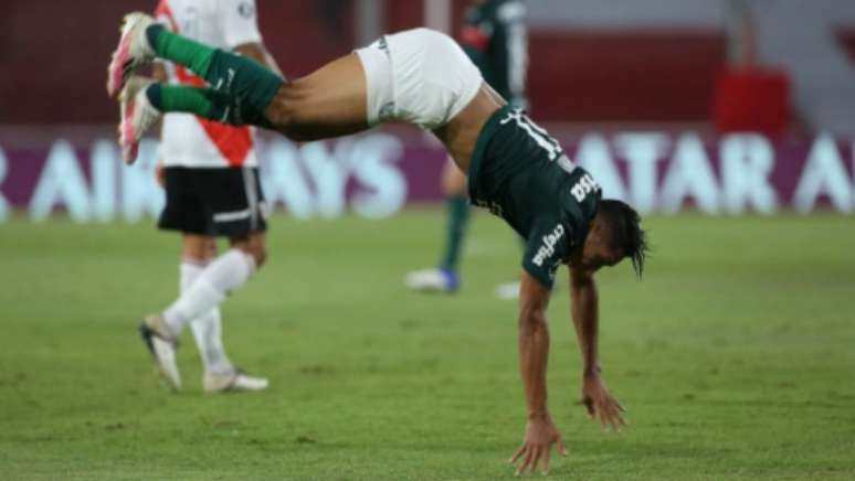 Rony chegou a cinco gols na Libertadores com a camisa do Palmeiras (Foto: Cesar Greco/ Palmeiras)