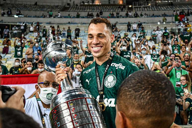 Breno Lopes marcou o gol da vitória do Palmeiras na final da Libertadores