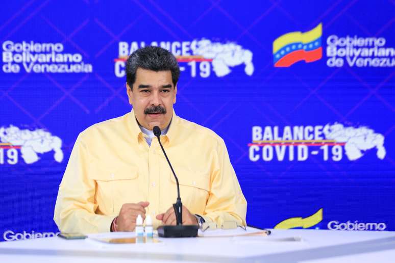 Presidente da Venezuela, Nicolás Maduro, em Caracas
24/01/2021 Palácio de Miraflores/Divulgação via REUTERS