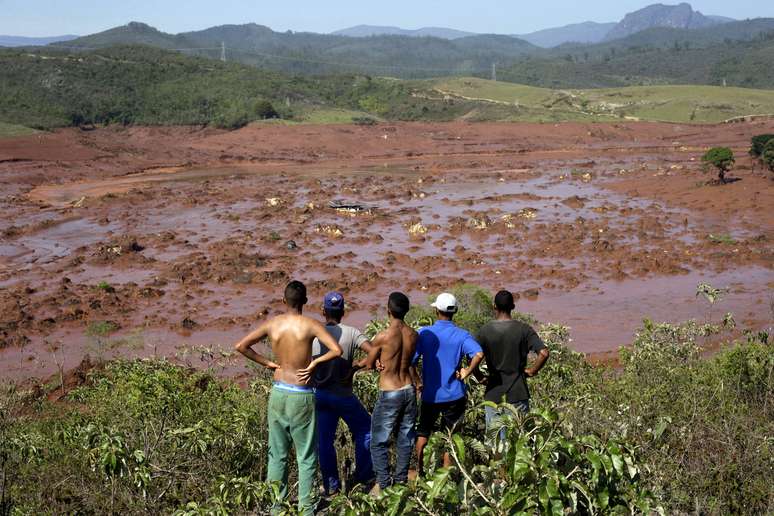 Distrito de Bento Rodrigues, em Mariana (MG), ap&oacute;s colapso de barragem da Samarco 
06/11/2015
REUTERS/Ricardo Moraes
