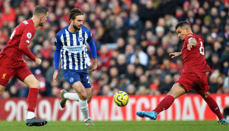 O Liverpool é o terceiro colocado da Premier League (Foto: PAUL ELLIS / AFP)