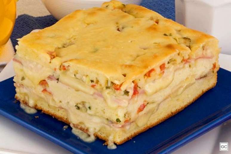 Guia da Cozinha - Torta de presunto e queijo f&aacute;cil para o caf&eacute; da tarde