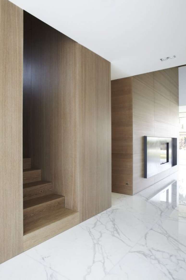 46. Piso que imita mármore branco – Via: Architiz