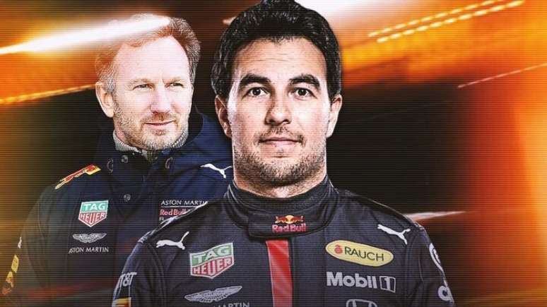 Sergio Pérez (com Christian Horner): experiência e determinação na Red Bull.