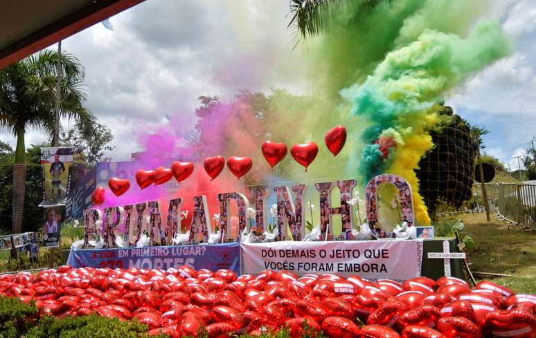 Imagem de evento que marcou os dois anos do colapso da barragem da Vale em Brumadinho
 REUTERS/Washington Alves
