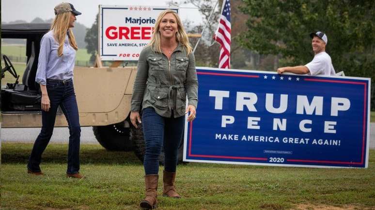 A deputada &eacute; uma defensora ferrenha de Trump