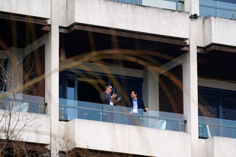 Membros da equipe da OMS que investiga origens do coronav&iacute;rus em Wuhan, na China
05/02/2021 REUTERS/Aly Song