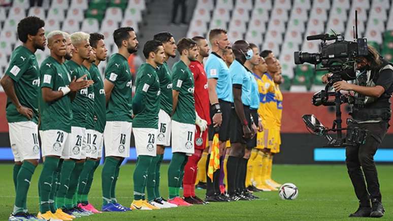 O Tigres bateu o Palmeiras por 1 a 0 e eliminou o brasileiro na semifinal do Mundial (Foto: Karim JAAFAR / AFP)