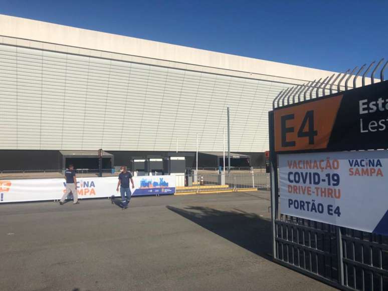 Arena corintiana será um dos pontos de vacinação em São Paulo (Foto: Agência Corinthians)