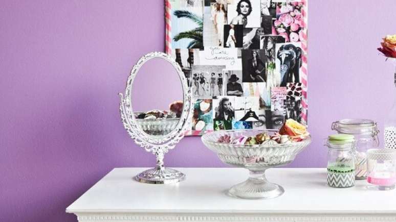 5. Modelo de espelho de mesa vintage. Fonte: Pinterest