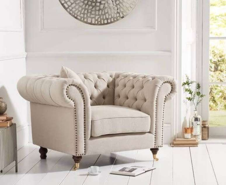 21. Poltrona chique chesterfield &ndash; Via: Only Oak Furniture