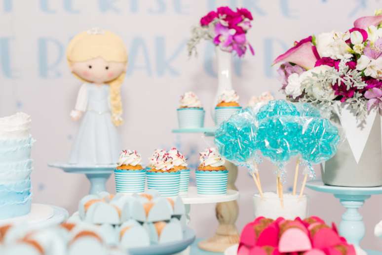 46. Doces com temas de Festa infantil frozen – Por: Petite Partie