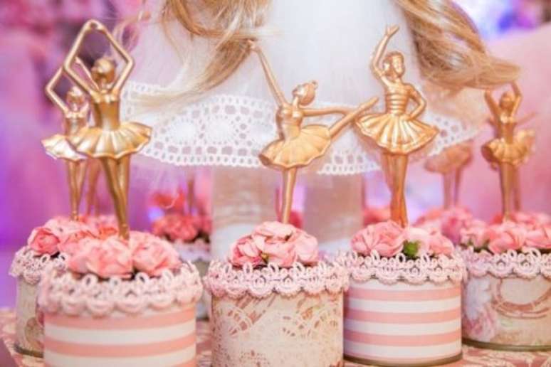 40. Doces com temas de Festa infantil: Bailarinas – Por: Pinterest