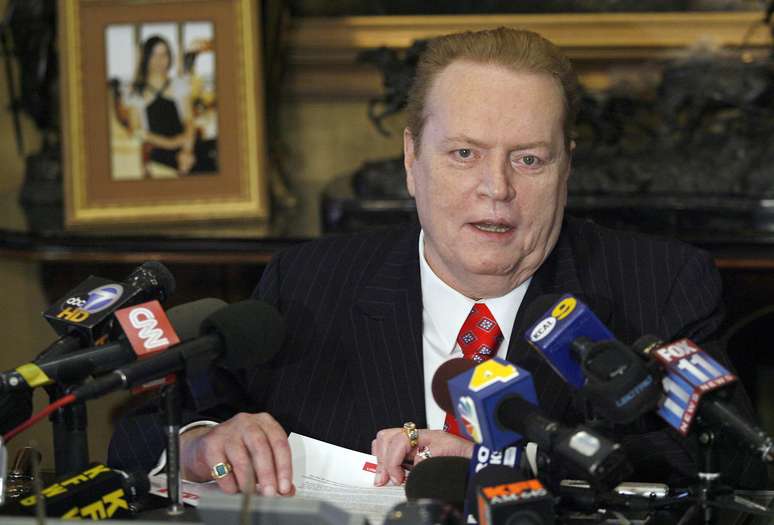 Larry Flynt durante entrevista em Beverly Hills
 11/7/2007   REUTERS/Gus Ruelas 