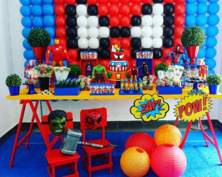 58. Temas de festa infantil vingadores – Por: Pinterest