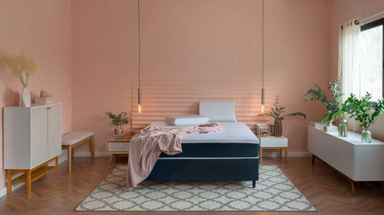 10. O estilo escandinavo é uma das tendências para quartos 2021 e perfeito para quem se identifica com uma decoração clean. Fonte: Pinterest