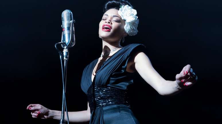 Andra Day em The United States vs. Billie Holiday