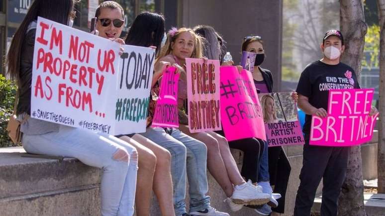 O movimento #FreeBritney ganhou for&ccedil;a nas duas &uacute;ltimas semanas
