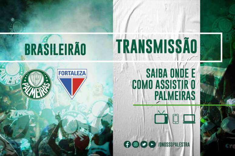 Palmeiras x Fortaleza ao vivo e online; saiba horário e onde