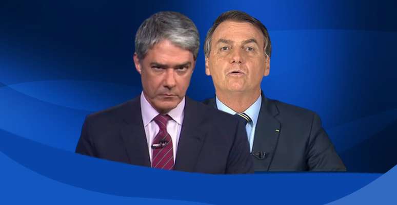 A discórdia entre Bonner e Bolsonaro virou uma atração à parte na TV e no governo