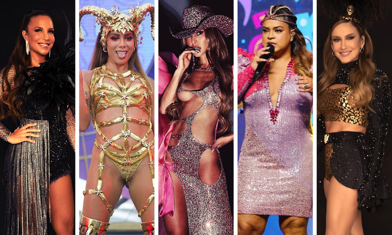 Famosas no Carnaval 2021 (Fotos: Reprodução/Instagram)