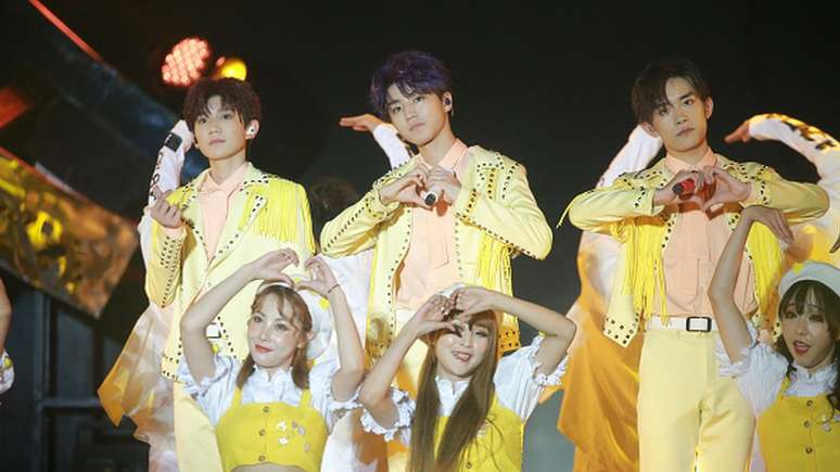 Os TF Boys (foto) s&atilde;o extremamente populares, mas alguns membros do governo questionam se s&atilde;o bons exemplos a serem seguidos