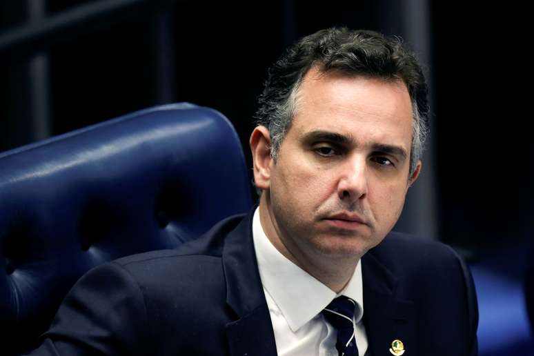 Pacheco participa de sessão no Senado
11/2/2021 REUTERS/Adriano Machado