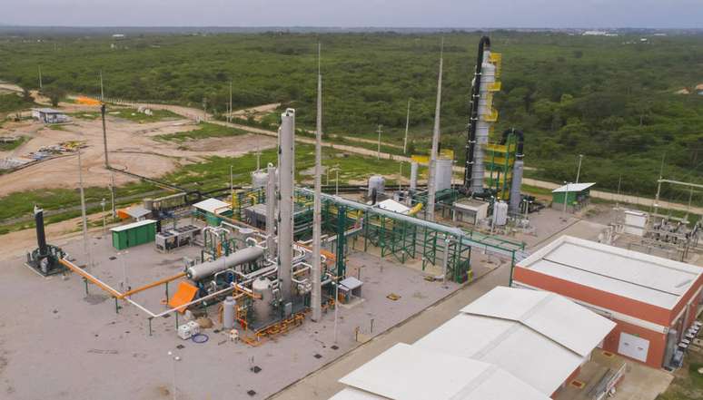 Usina de biometano da Ecometano, do Grupo MDC, em Caucaia, na Ceará.