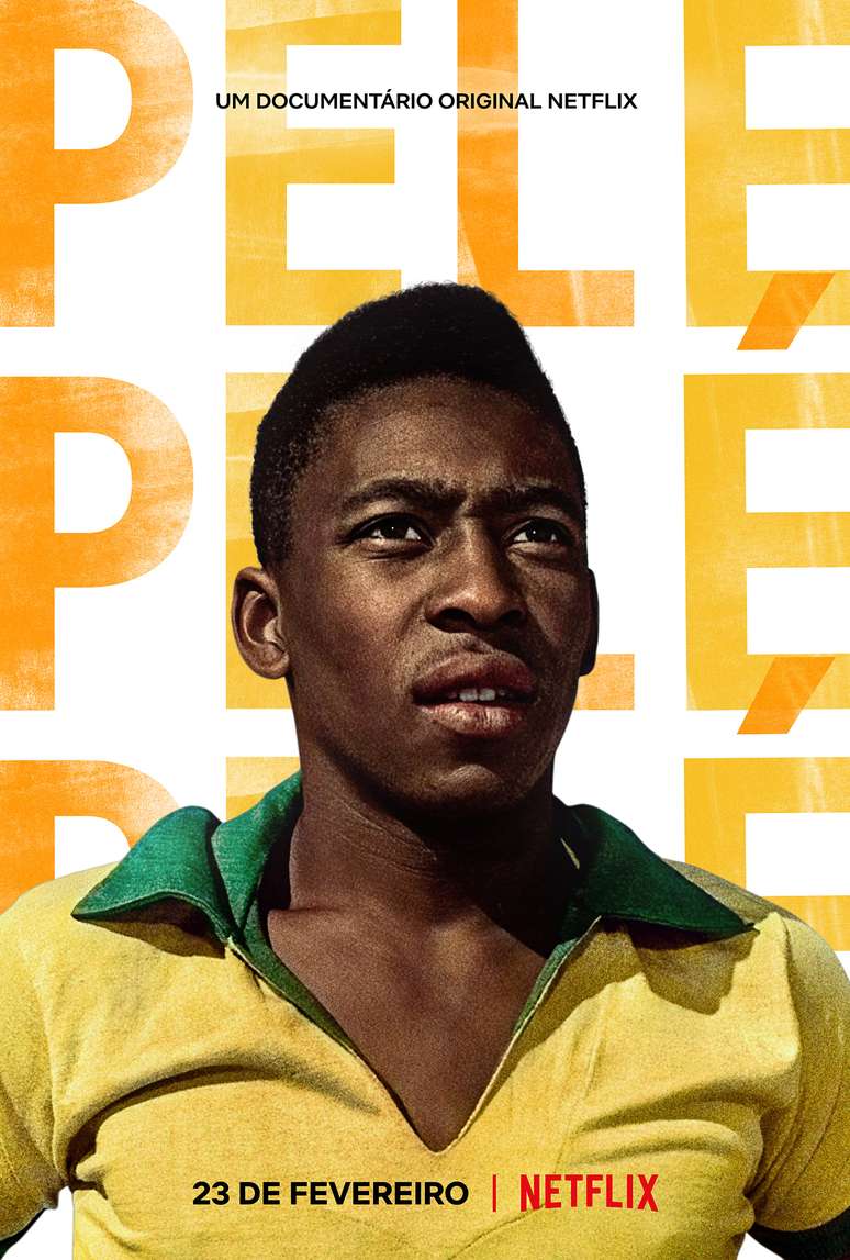Pôster de 'Pelé', documentário original da Netflix
