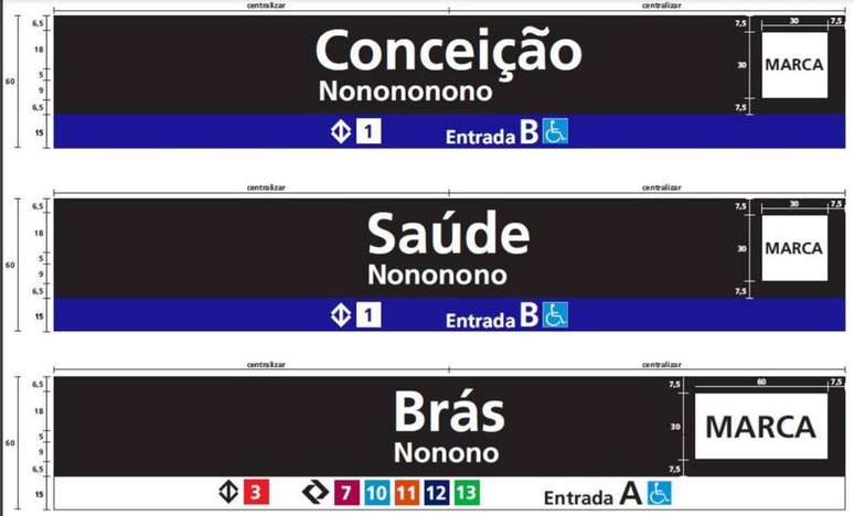  Concessão de naming rights de estações do Metrô terá validade de 20 anos