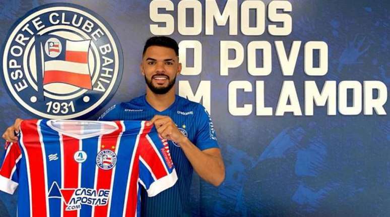 Jogador chegou a ser recusado em teste feito quando mais novo no Tricolor (Divulgação/Bahia)