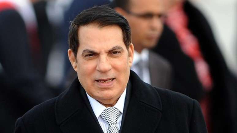 Ben Ali renunciou pouco depois do in&iacute;cio dos protestos na Tun&iacute;sia