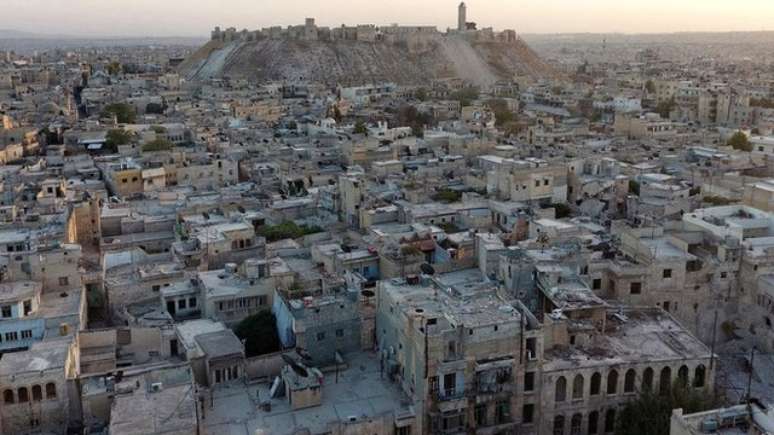 Aleppo e outras cidades s&iacute;rias foram destru&iacute;das pela guerra civil