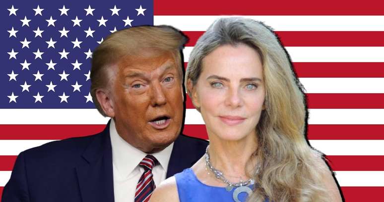 Trump não disfarçou encantamento por Bruna Lombardi: “É casada?”