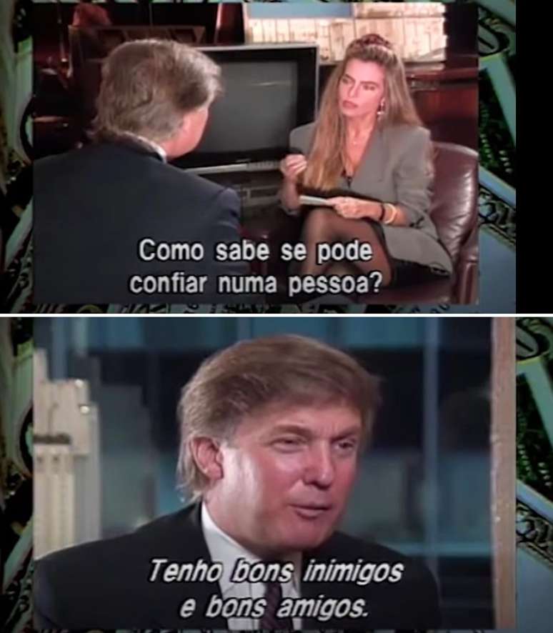 Entrevista de quase 30 anos atrás é a mais interessante que Trump já concedeu a um canal brasileiro