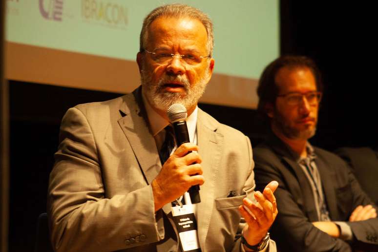  O ex ministro da Segurança Pública Raul Belens Jungmann Pinto durante o evento em São Paulo 