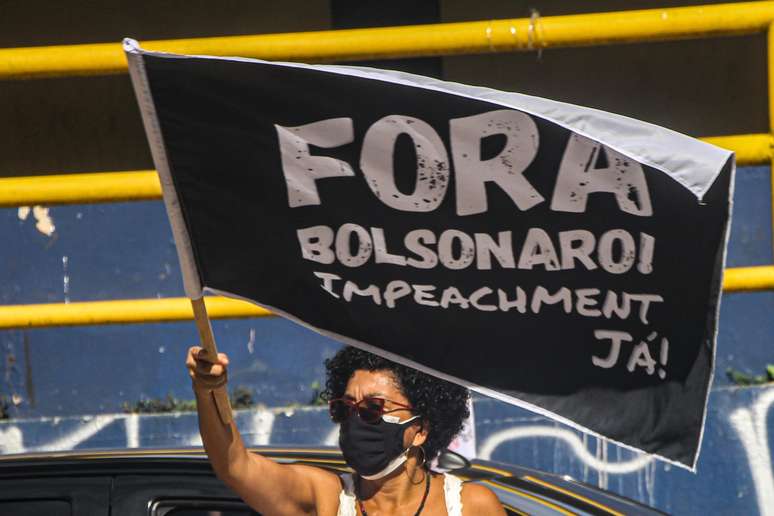 Protesto em Belém, no Pará 