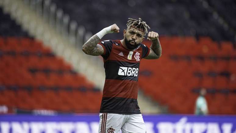 O camisa 9 do Flamengo, Gabriel Barbosa, eleito o Craque da Galera do Brasileirão (Foto: Alexandre Vidal / Flamengo)