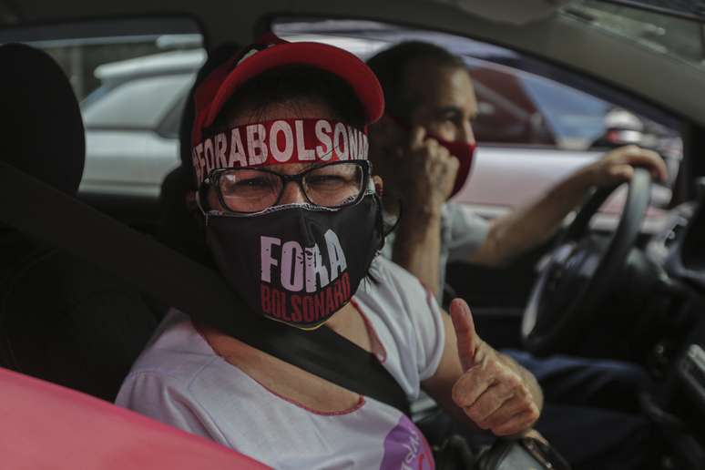 Protesto na capital paulista