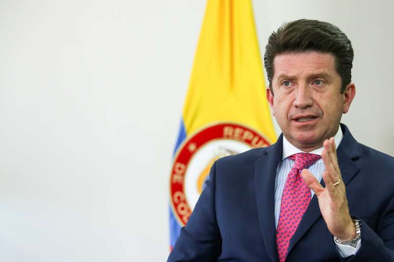 Ministro da Defesa da Col&ocirc;mbia, Diego Molano
 11/2/2021   REUTERS/Luisa Gonzalez