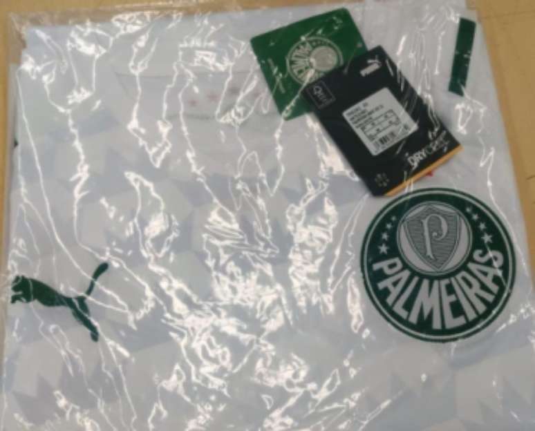 Nova camisa branca do Palmeiras (Foto: Reprodução)