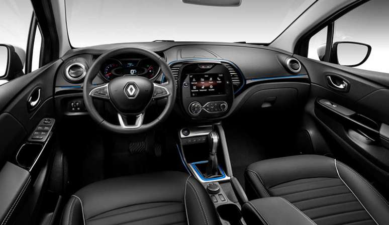 Por dentro, novo Captur 1.3 turbo terá novo volante e materiais soft touch para ficar acima do Renault Duster.