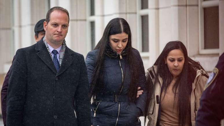 Emma Coronel Aispuro acompanhou de perto julgamento do marido nos EUA