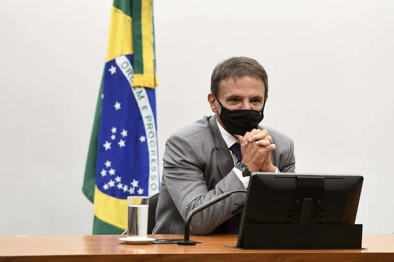 O senador Marcio Bittar (MDB-AC), relator da PEC emergencial.