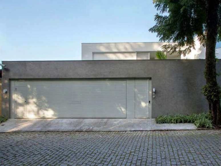 49. Modelo de muro de frente de casa feito com concreto. Fonte: Archilovers