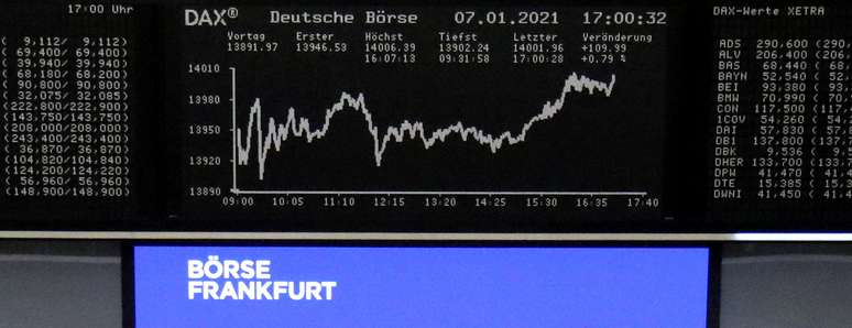 Bolsa de Frankfurt. REUTERS/Staff