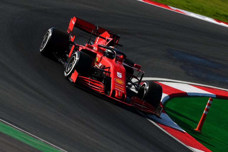 Sebastian Vettel foi ao pódio no GP da Turquia. 